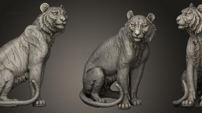 3D model Golden Tiger (STL)